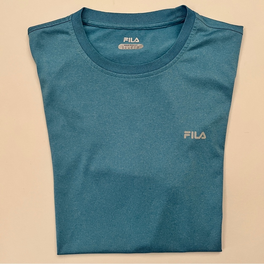 Fila Teal Crew Neck T-Shirt